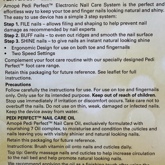 NWOT Amopé manicure set - Picture 4 of 5